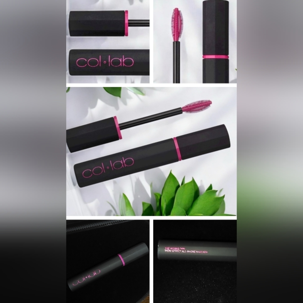 Col Lab Mascara Bold Black Waterproof  New